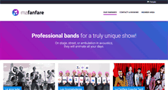 Desktop Screenshot of mafanfare.com